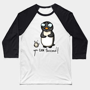 Penguin of Panic Baseball T-Shirt